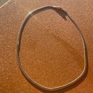 Silver - Gold Omega Necklace